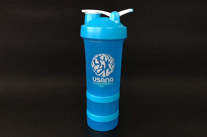 600ml Bpa Free Plastic Protein Shake Mixer Shaker Bottle with Ball