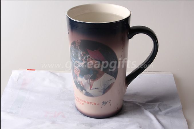 16oz heat color changing ceramic coffe mug 