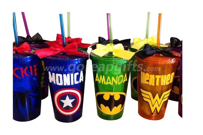 Summer promotion BPA  Free double wall plastic tumbler  with lid and straw