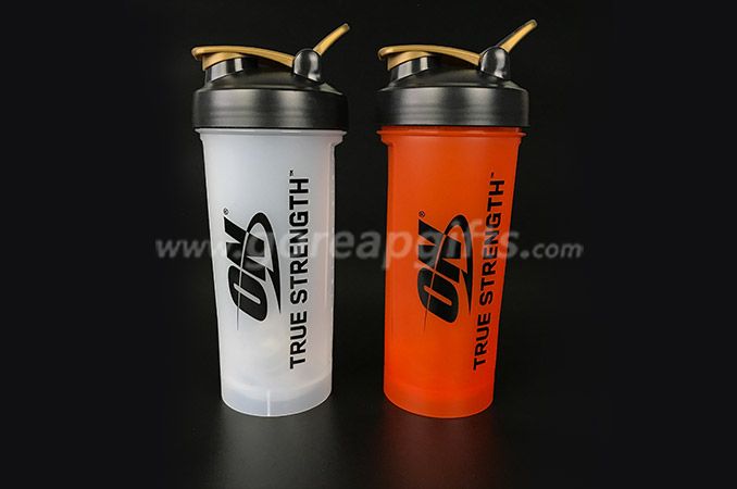 BPA free custom logo 1000ml PP plastic  shaker  water bottl  manufacturer 