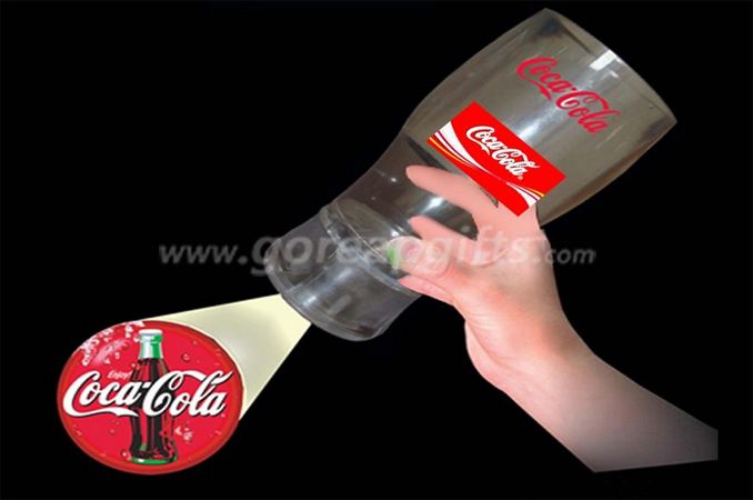 Coca Cola 12oz Projector LED flashing cup with logo