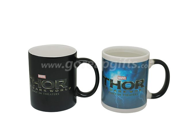 China Manufacturer Direct Sales Marvel Heat Sensitive Color Changing Mugs