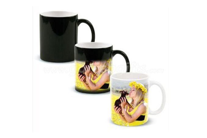 Photo sublimation full color changing ceramic mugs