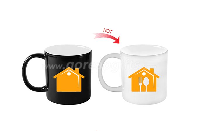 Factory custom 11oz full color change mug magic mug/water color change  ceramic mug cup
