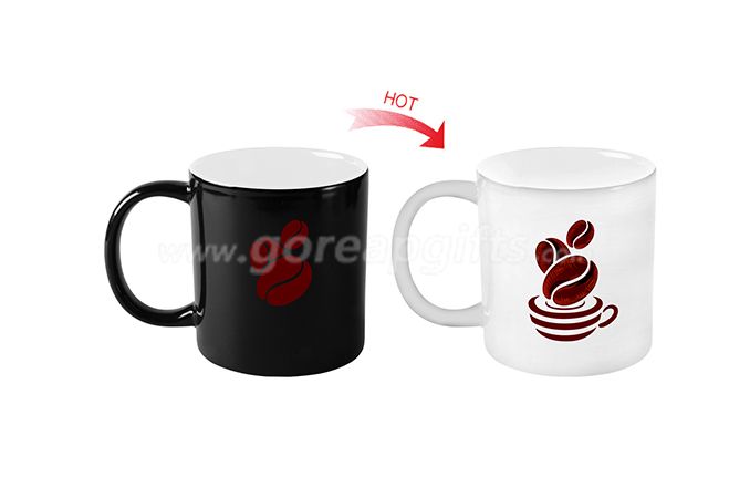 Manufacturer  full color changing ceramic promotional custom heat changing mugs