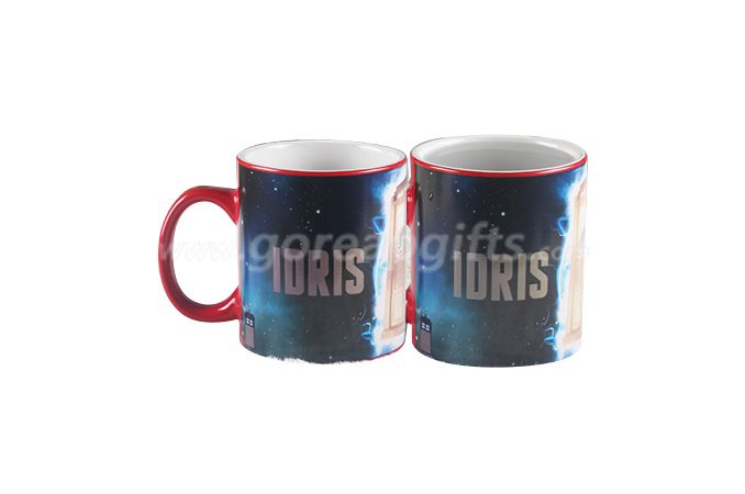 TARDIS magic cofee mugs ,heat color changing ceramic mugs 