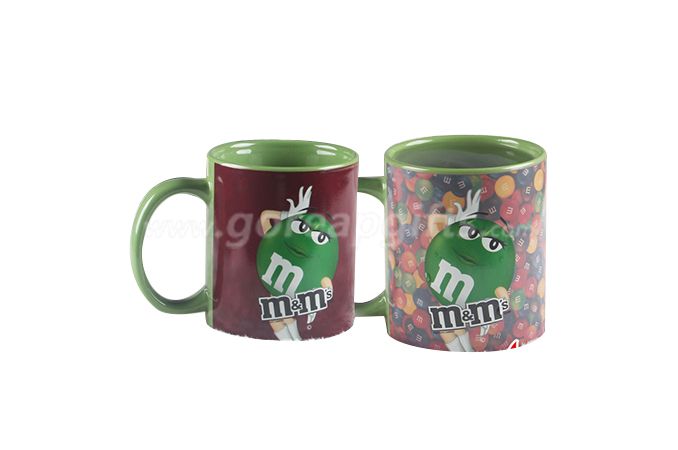 China Manufacturer color glazed heat color changing mugs ,magic mug ,coffee mugs 