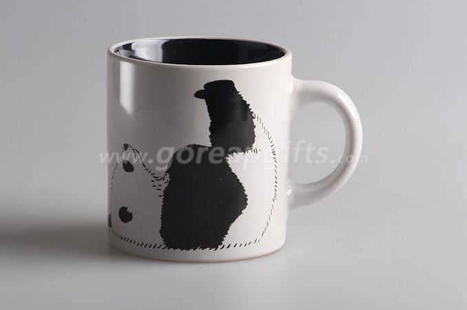 16OZ New professional color glazed ceramic coffe mug ,milk mug