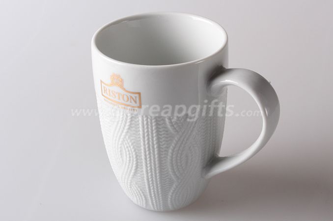 High quality thread ceramic mug ,coffe mugs 