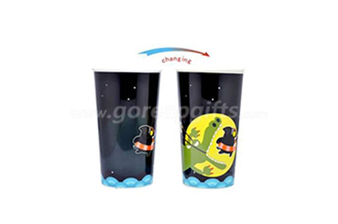 tempreture change color plastic cup resuable  PP cup 