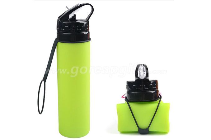 new items 2016 novelty gifts Best Eco friendly silicon squeeze bottles foldable water bottle