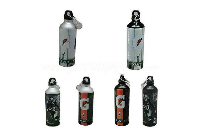 Promotional cold color changing metal water bottle