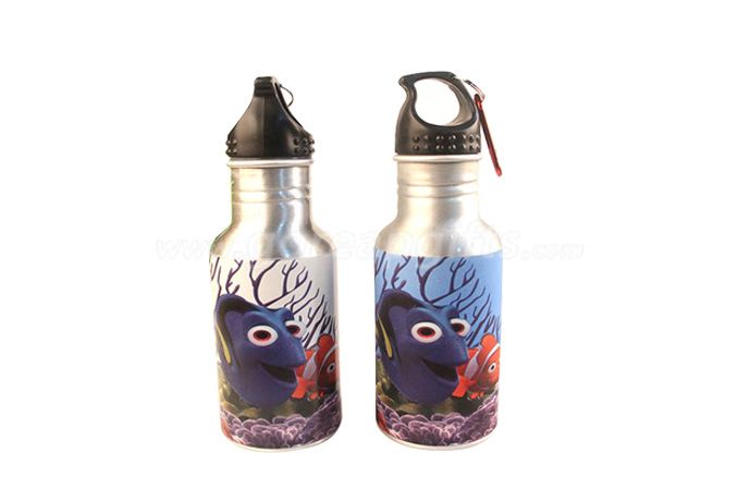 Promotional cold color changing metal water bottle magic mug 