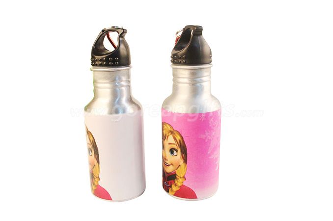 Promotional cold color changing metal water bottle magic mug 