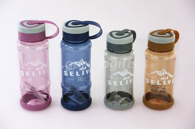 sports travel plastic water bottles