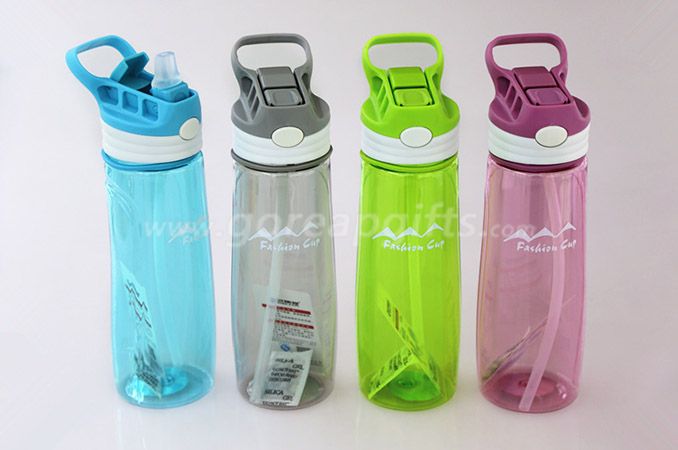 Foodgrade FDA approved sports travel plastic water bottles