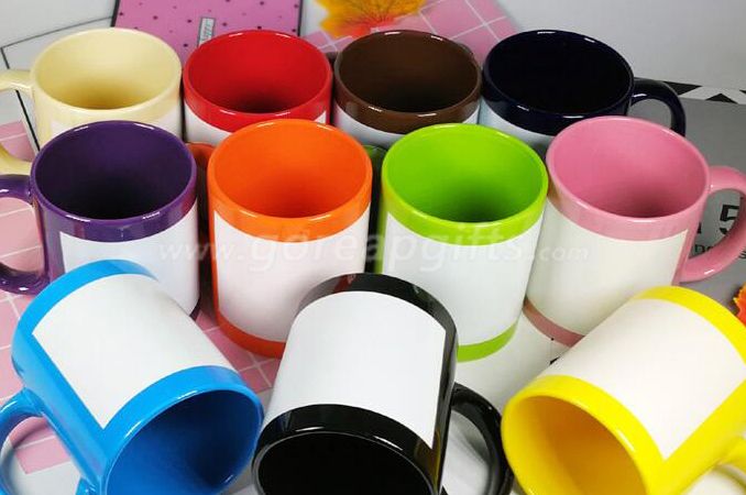 11OZ  glowing ceramic coffee mugs 