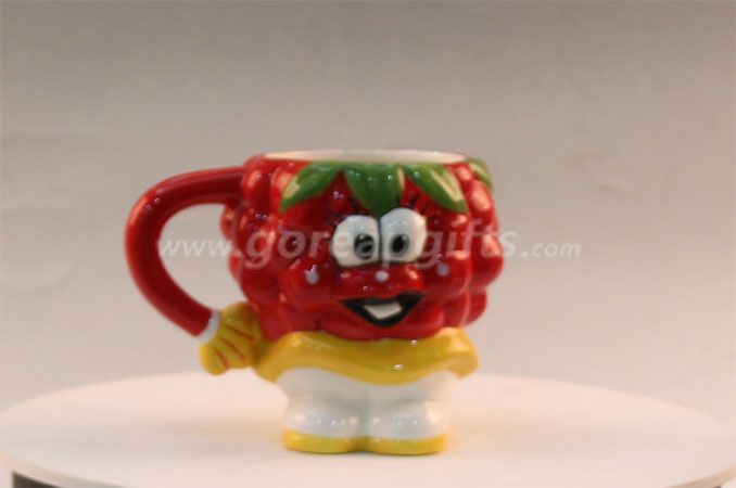 Creative shape dolomite ceramic coffee mug 
