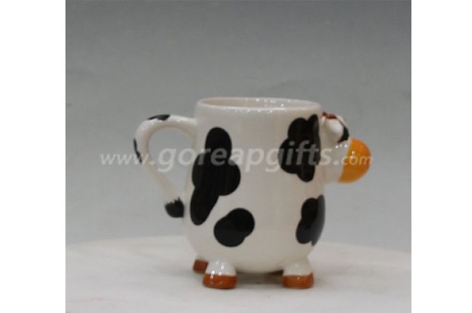 COWS shape   dolomite ceramic coffee mugs 