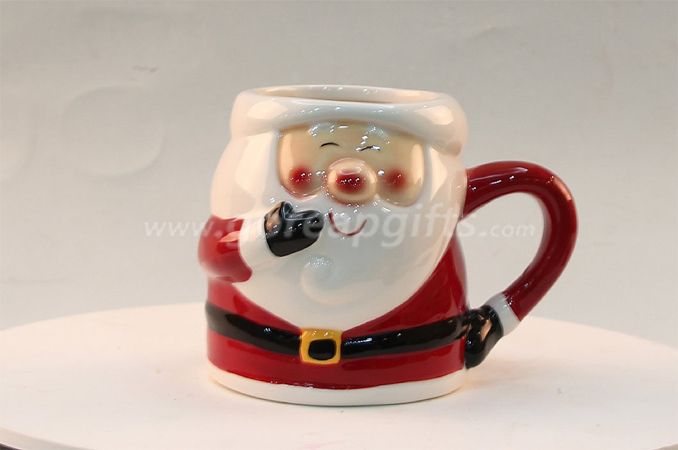 Creative Santa Claus shape ceramic coffee mugs 