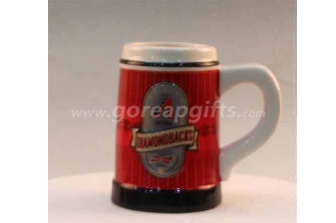 3D design ceramic beer mug  