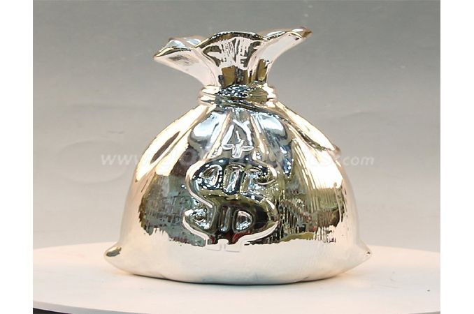 Electroplated money box Ceramic money box,ceramic piggy bank,ceramic coin bank