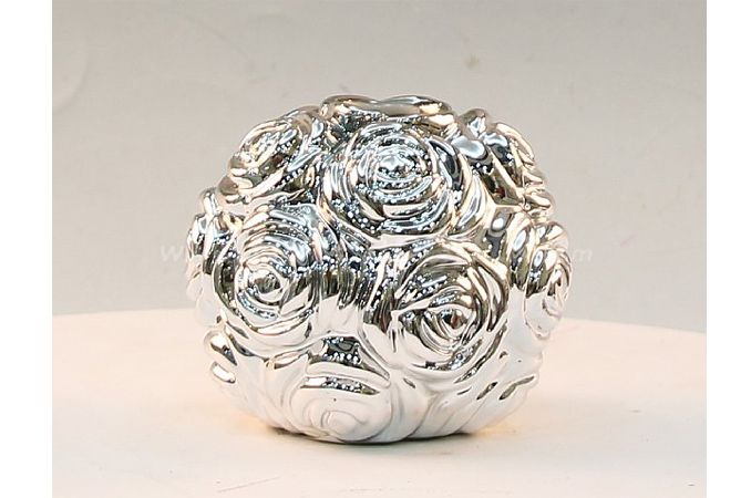 Silver balls Ceramic Electroplating Piggy Bank