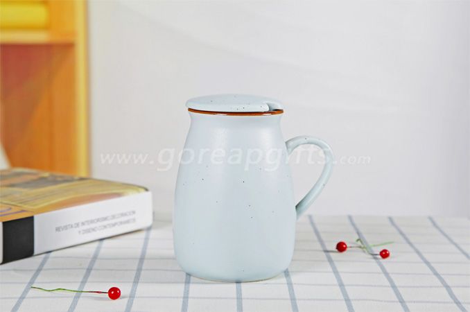 Colorful imitated Enamel yogurt  mug made of Ceramic, creative Advertising cups