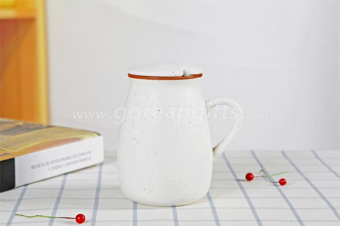Colorful imitated Enamel yogurt  mug made of Ceramic, creative Advertising mugs