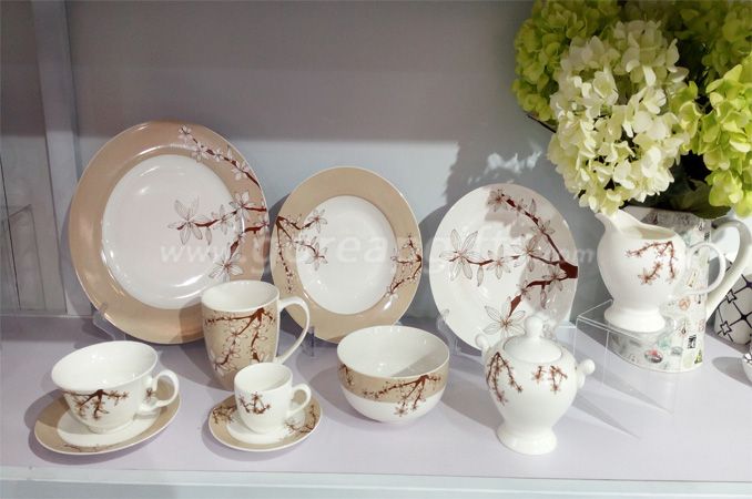 china factory wholesale custom dinnerware ceramic dinner set