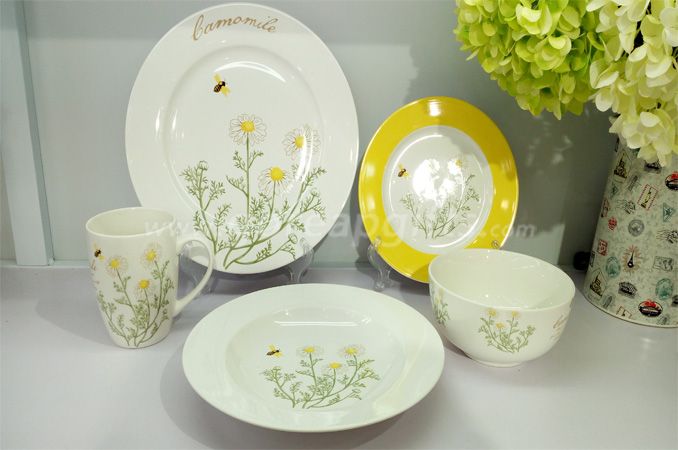 2018 China factory wholesale custom dinnerware ceramic dinner set