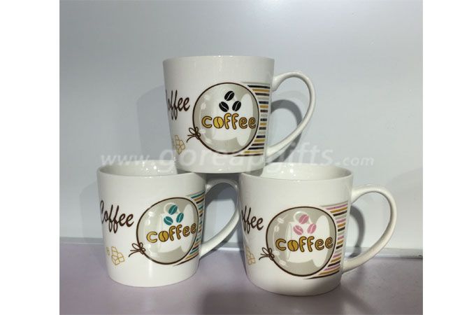 10OZ Vshape ceramic coffee mugs 