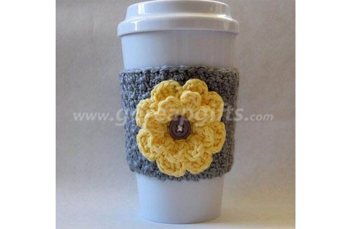 16OZ Ceramic tumbler with silicone lid and knitted sleeve 