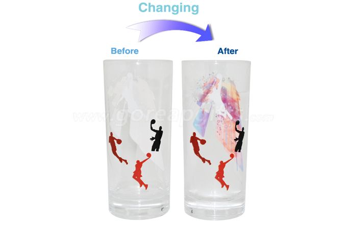 New Products Temperature Cold Color Changing Beer  Glass Cup